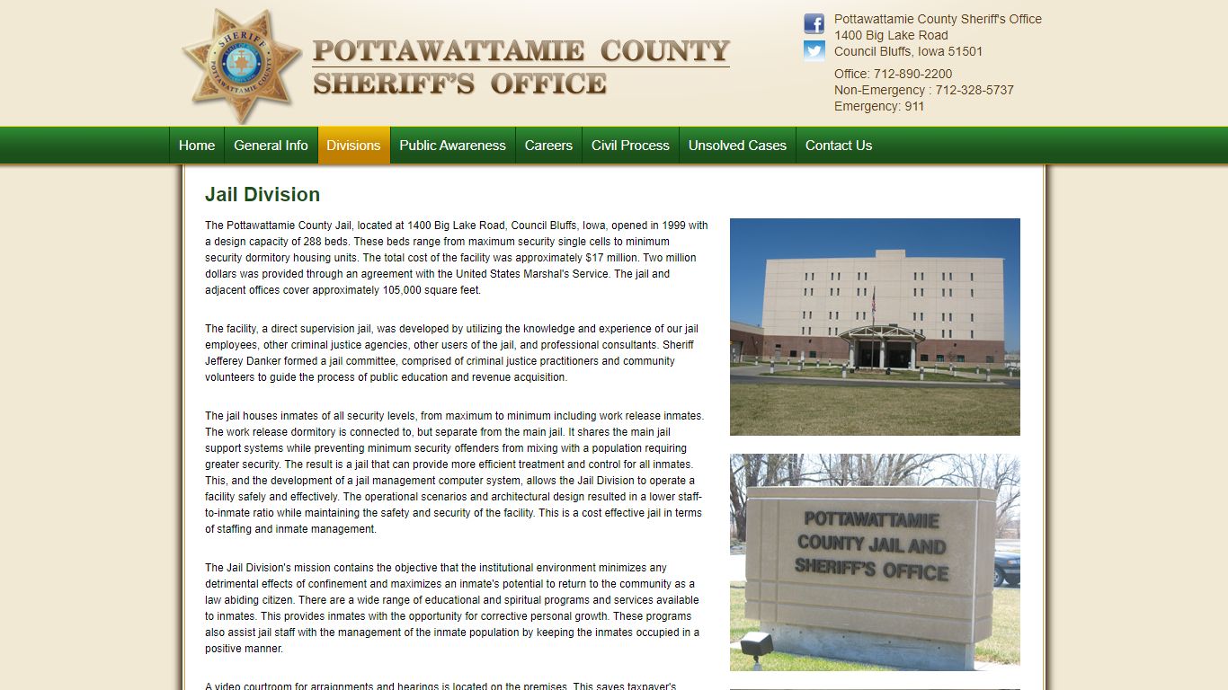 Jail - Pottawattamie County Sheriff's Office